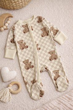 Чоловічок Next baby Bear 🐻 квадратики 62 862641 фото