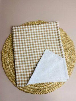 Муслінова непромокаюча пелюшка 50*60 Клітинка 010 фото